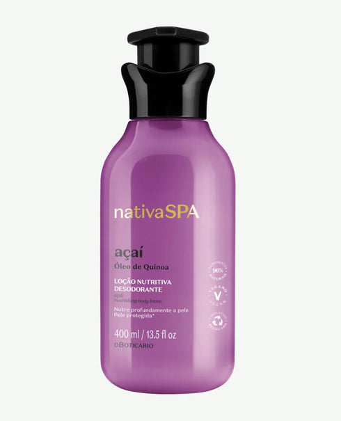 O Boticário Nativa Spa Açaí Moisturizing Lotion 400ml